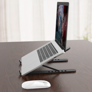 Plastik Yükseklik Ayarlı Laptop Standı Siyah
